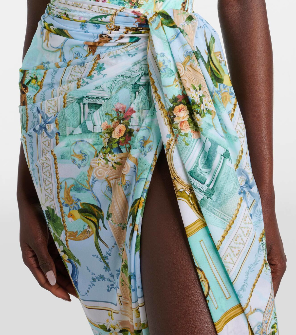 Camilla Draped beach cover-up