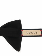 GUCCI - Silk Bow Tie W/ Logo Detail
