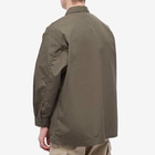 WTAPS Men's Huey Poplin Shirt in Olive Drab