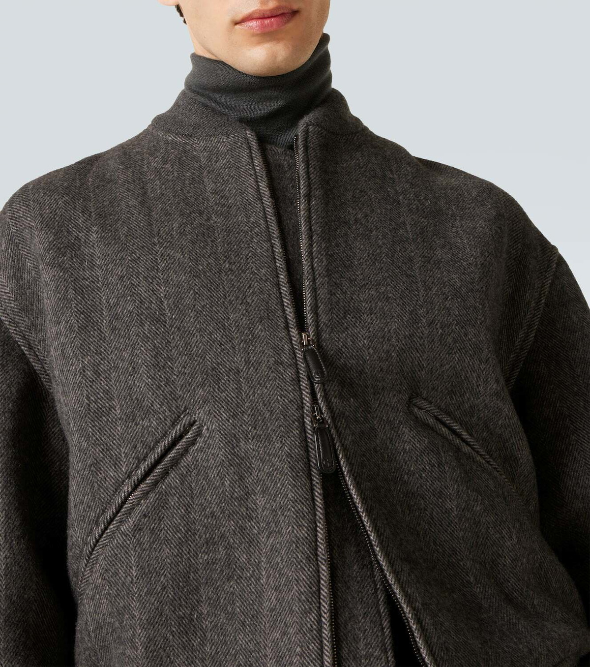 Giorgio Armani Cashmere bomber jacket