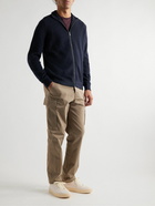 Massimo Alba - Slim-Fit Cashmere Zip-Up Sweater - Blue