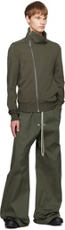 Rick Owens Khaki Concordians Bauhaus Jogger Track Jacket