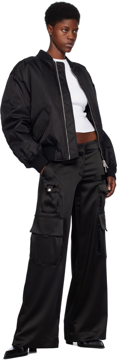 Off-White Black Ny Gab Bomber Jacket