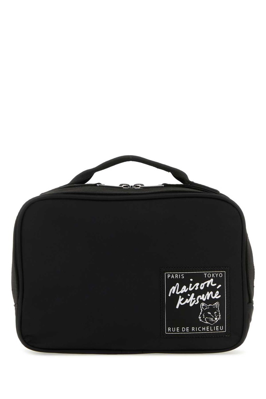 Photo: Maison Kitsuné Black Nylon Belt Bag
