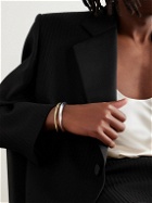 SAINT LAURENT - Set of Two Gold- and Silver-Tone Bracelets - Gold