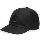 Sacai Men's S Logo Cap in Black