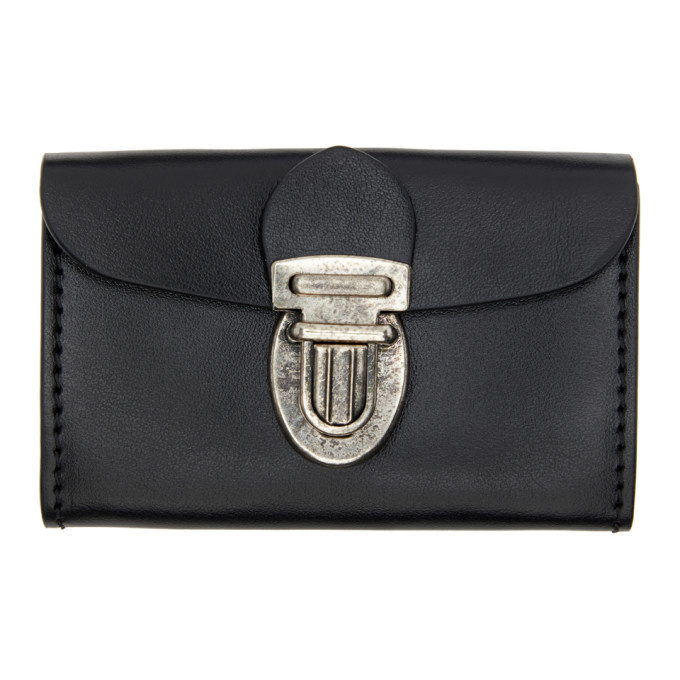 Ann Demeulemeester Black Classic Barcis Card Holder Ann Demeulemeester