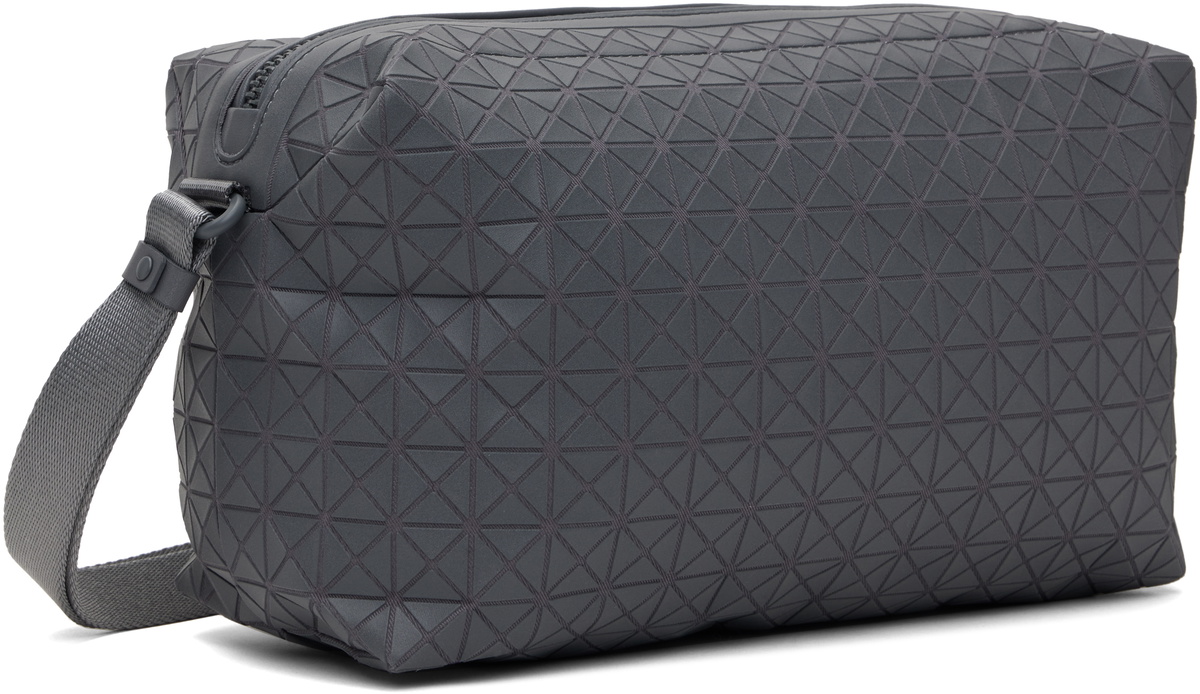 【BAO BAO ISSEY MIYAKE】SADDLE BAG ONE-TONE BAO BAO ISSEY MIYAKE Gray Saddle One-Tone Bag Bao Bao Issey