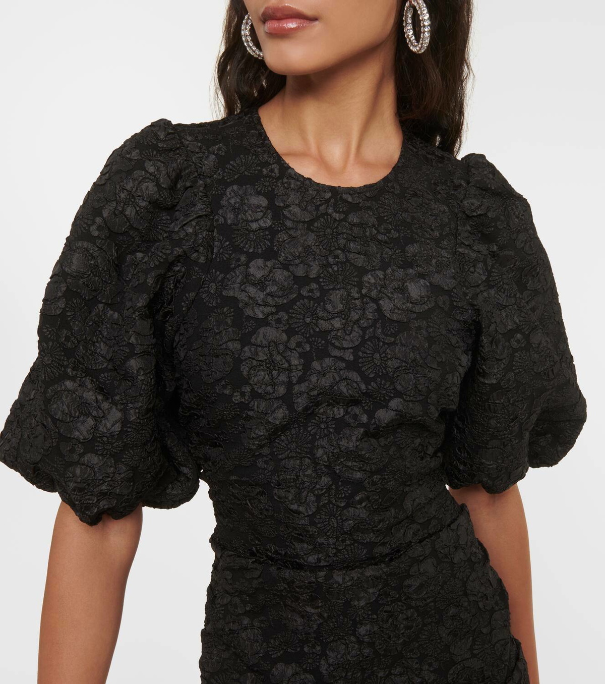 modest black dress lady (MW-01) Crochet Dress Austin Powers Size:L USA cf-color-navy-blue