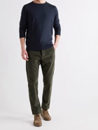 WILLIAM LOCKIE - Merino Wool Sweater - Blue