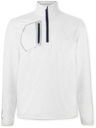 RLX Ralph Lauren - Logo-Print Recycled Stretch-Jersey Half-Zip Golf Jacket - White