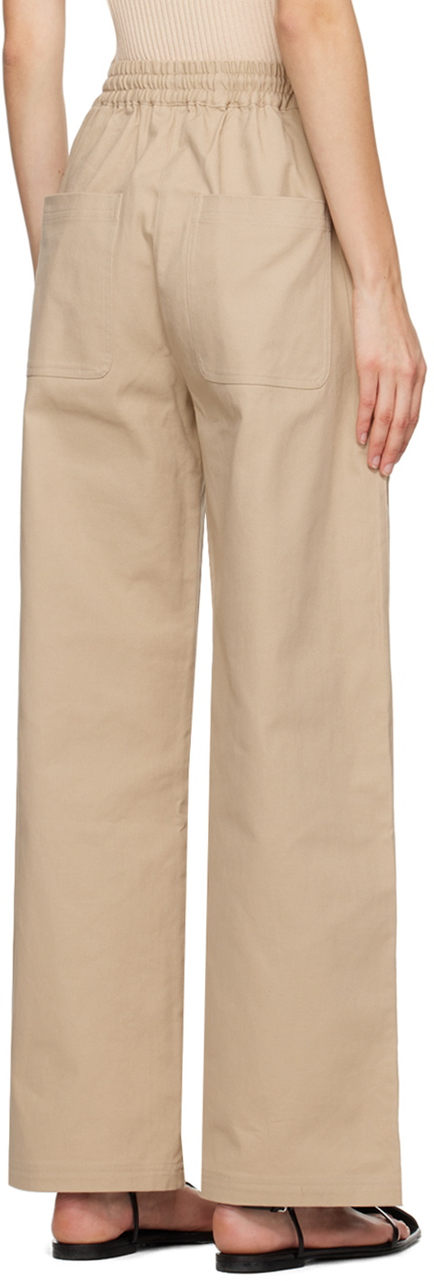 WYNN HAMLYN Beige Boof Trousers