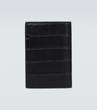 Balenciaga - Cash leather wallet with logo