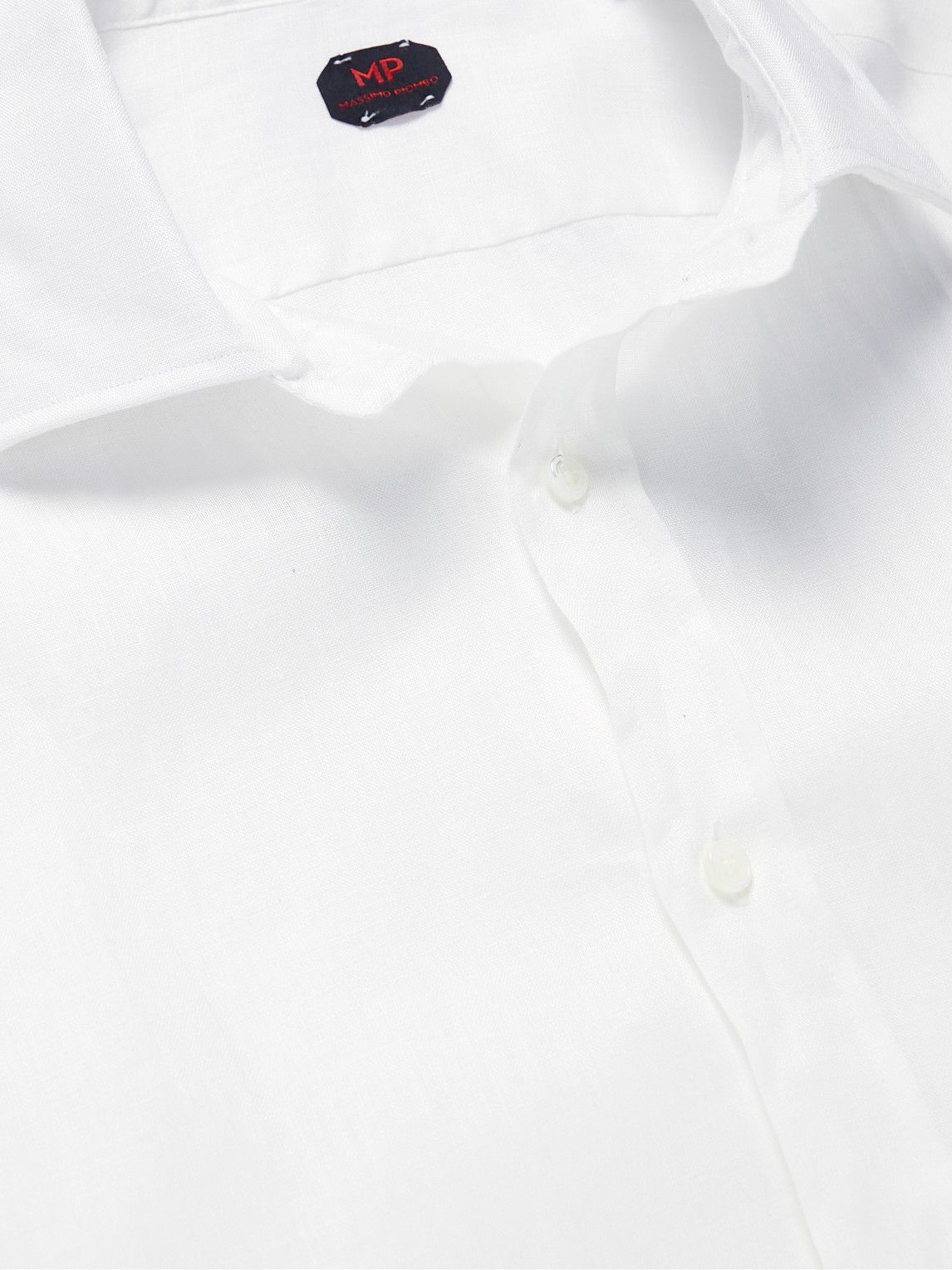MP Massimo Piombo - Linen Shirt - White