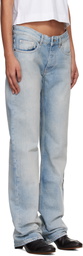 Off-White Blue New 90S Fit Jeans