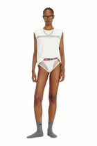 Diesel Briefs with sheer devoré effect - Panties Womens in White