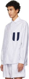Kiko Kostadinov White Veca Panelled Shirt