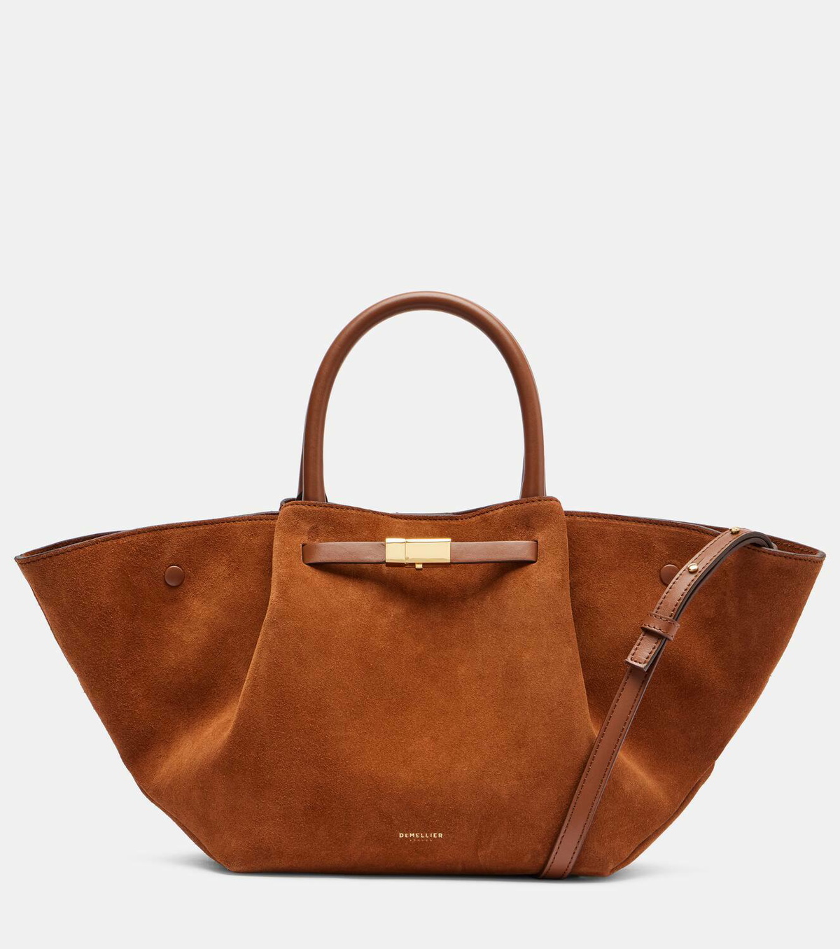 DeMellier New York Midi suede tote bag