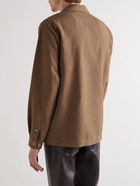 Séfr - Cotton and Linen-Blend Shirt - Brown