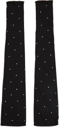 Anna Sui SSENSE Exclusive Black Diamond Gloves