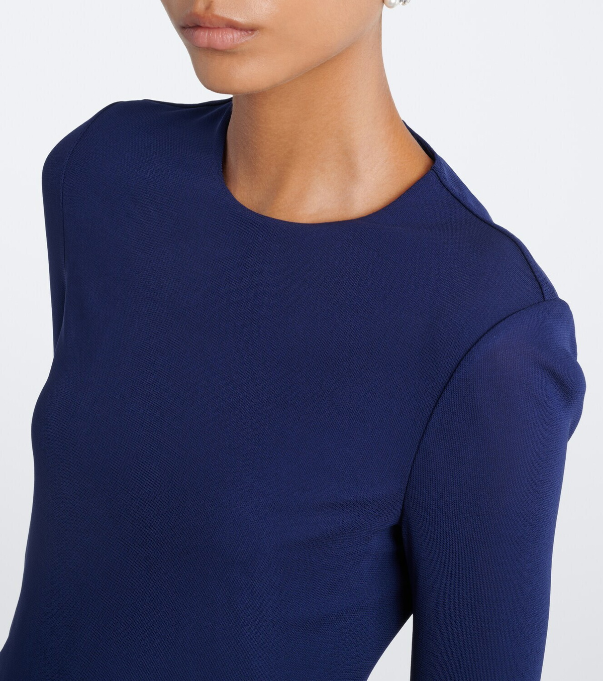 Erdem Draped jersey midi dress