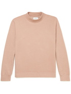 MR P. - Garment-Dyed Cotton-Jersey Mock-Neck Sweatshirt - Pink