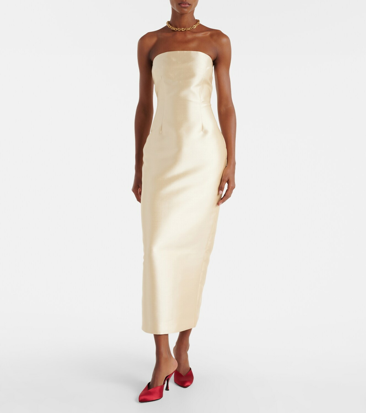 Solace London Renee caped gown