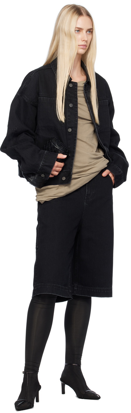 Entire Studios Black Gem Denim Jacket