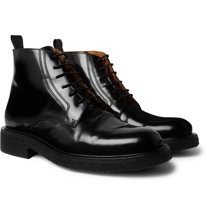 Photo: AMI - Polished-Leather Boots - Black