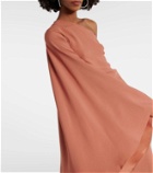 Taller Marmo Sifnos one-shoulder crêpe cady gown