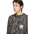 Off-White Black and White Climb Rope Sweater