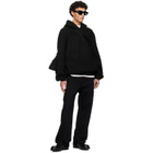 Fear of God ESSENTIALS Black Holiday Heavy Waffle 90s Hoodie