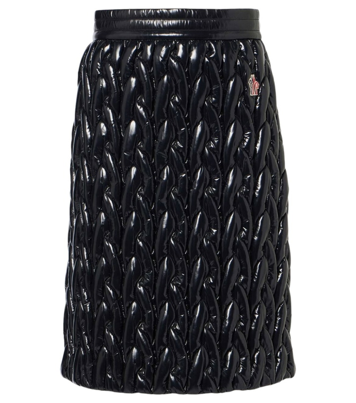 Photo: Moncler Grenoble Matelassé midi skirt