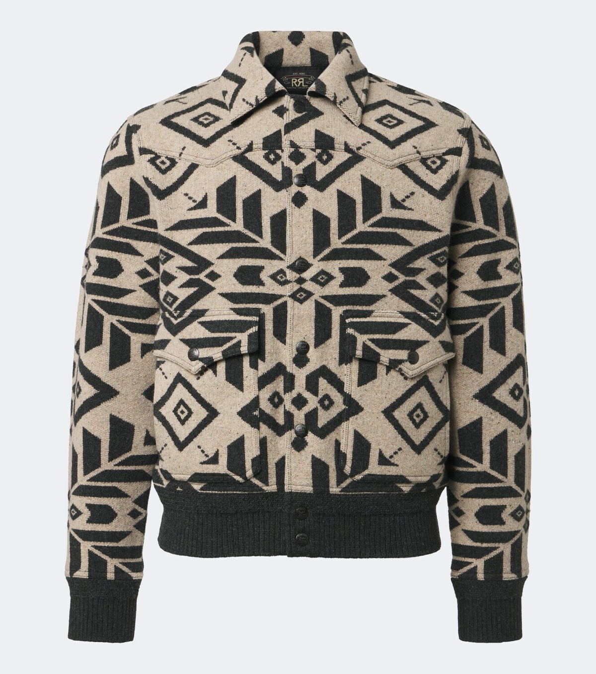 RRL Wool jacquard blouson jacket