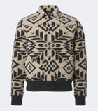 RRL Wool jacquard blouson jacket