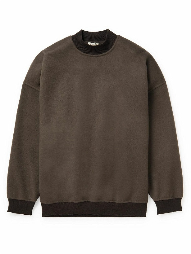 Photo: Fear of God - Eternal Brushed Wool and Cashmere-Blend Sweater - Brown