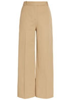 Joseph Yukio Flared-leg Trousers Beige