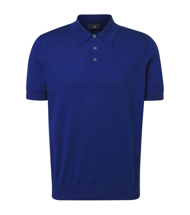Photo: Dunhill Cotton and silk polo shirt