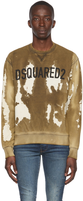 Photo: Dsquared2 Brown Cotton Sweatshirt