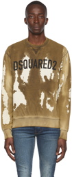 Dsquared2 Brown Cotton Sweatshirt
