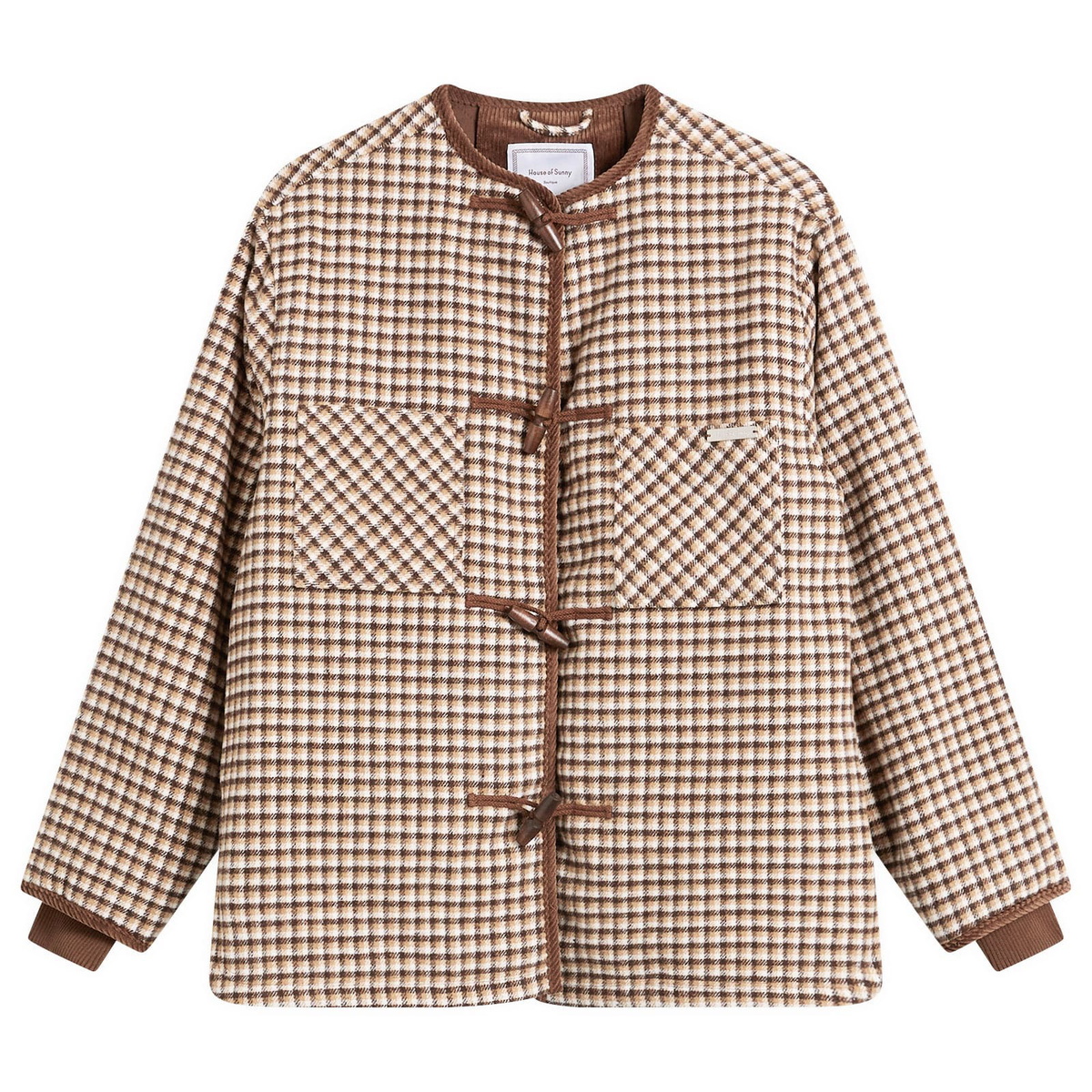 House Of Sunny Women's Retro Blanket Jacket in Blonde Multi