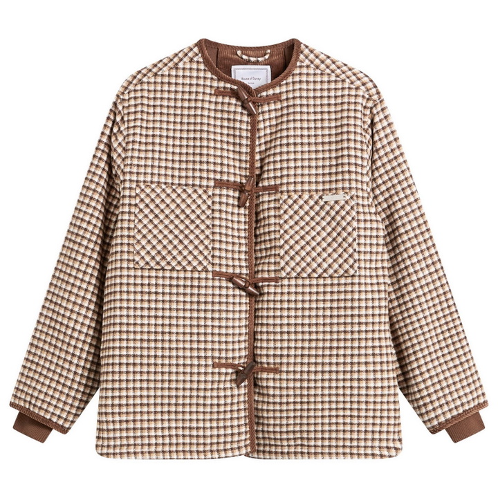 Photo: House Of Sunny Women's Retro Blanket Jacket in Blonde Multi