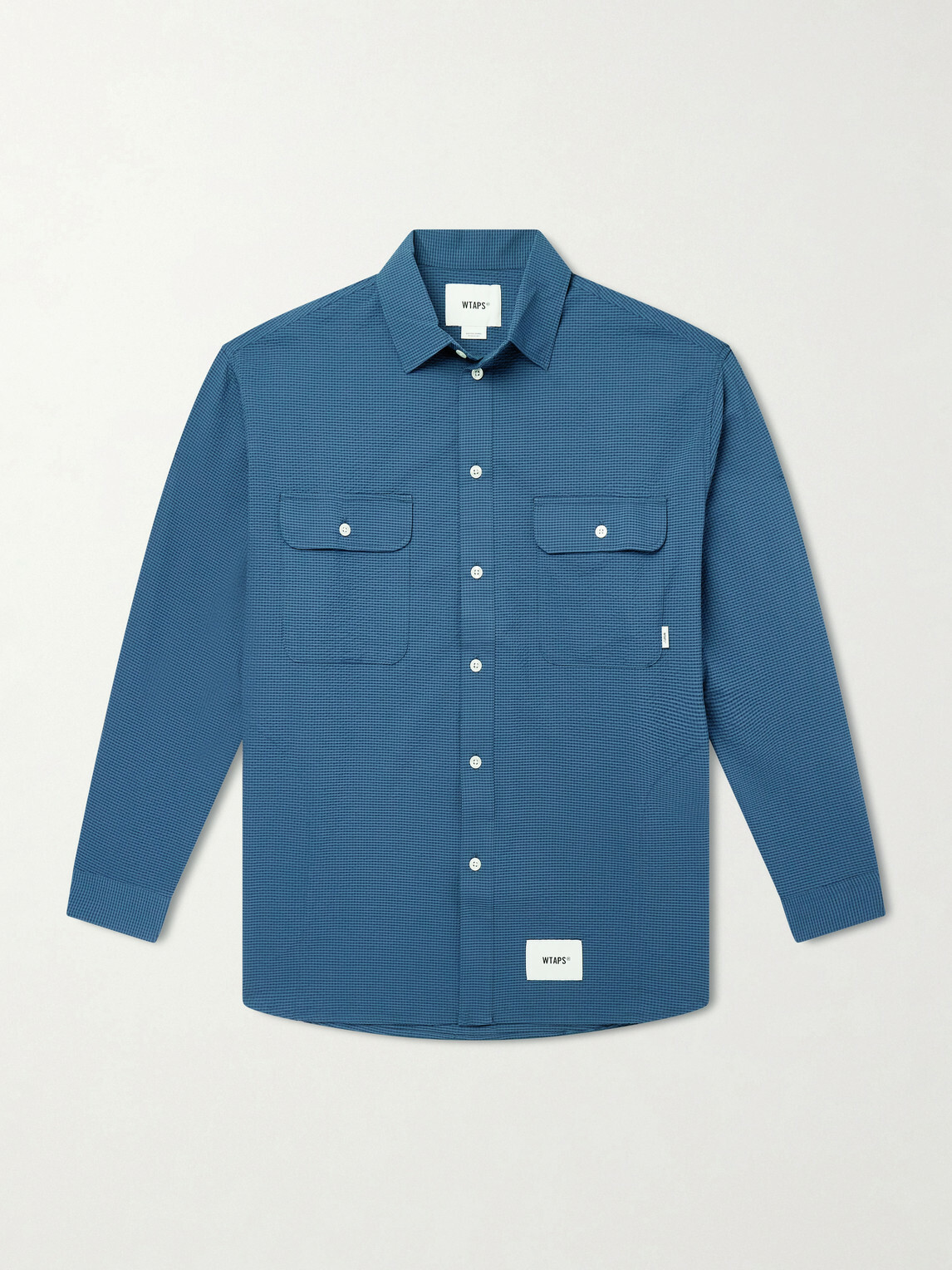 WTAPS - Checked Seersucker Shirt - Green