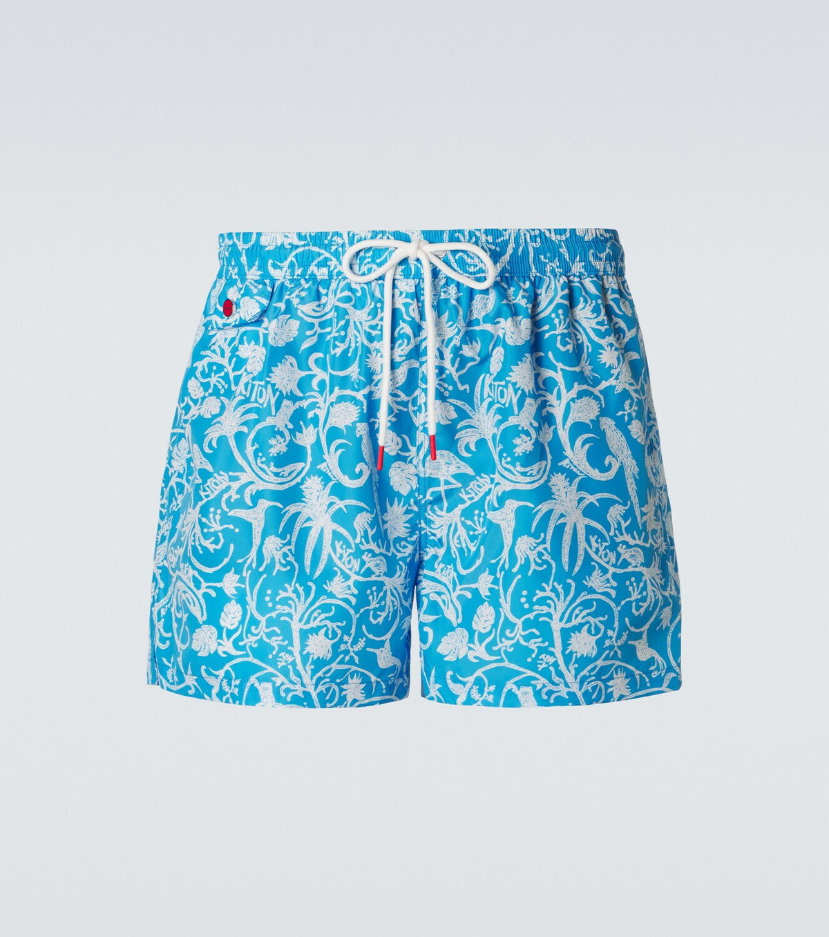 Kiton Printed swim trunks