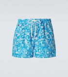 Kiton Printed swim trunks