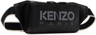 Kenzo Black Leather Belt Bag