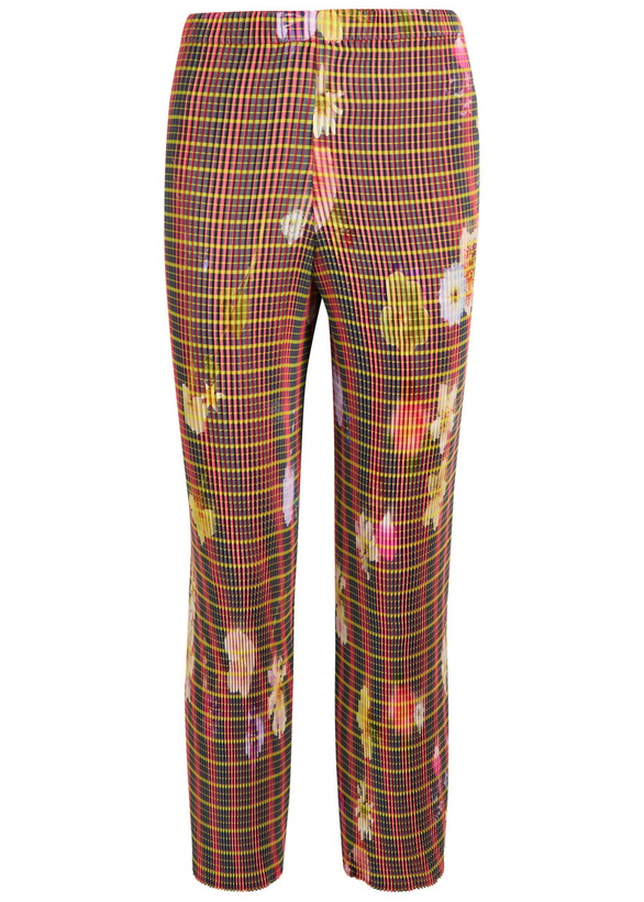Photo: Julia Heuer Jack Kristall Plissé Satin Trousers Multicoloured 1