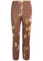 Julia Heuer Jack Kristall Plissé Satin Trousers Multicoloured 1