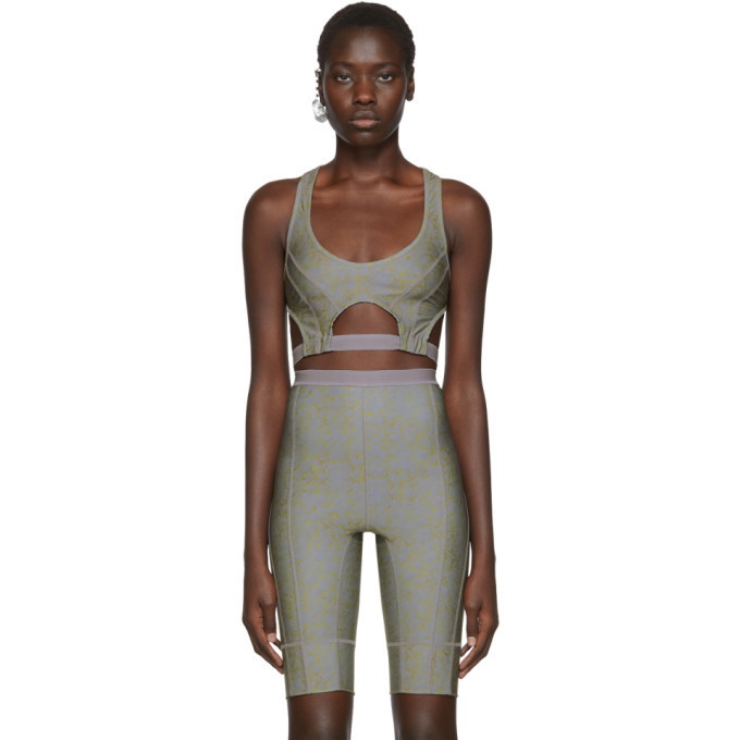 Photo: Charlotte Knowles SSENSE Exclusive Grey Vyper Sports Bra