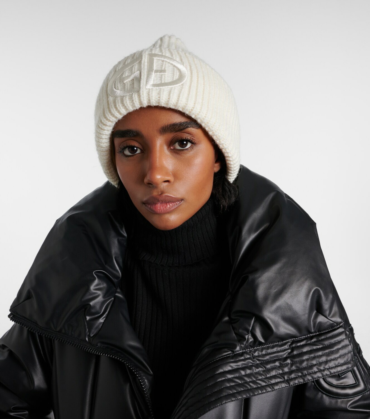 Goldbergh Valerie logo ribbed-knit beanie